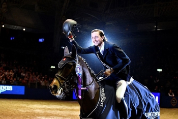 FUCHS' SINNER IS A SAINT IN THE  LONGINES FEI JUMPING WORLD CUP